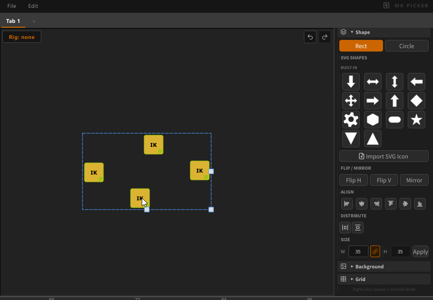 Align and distribute