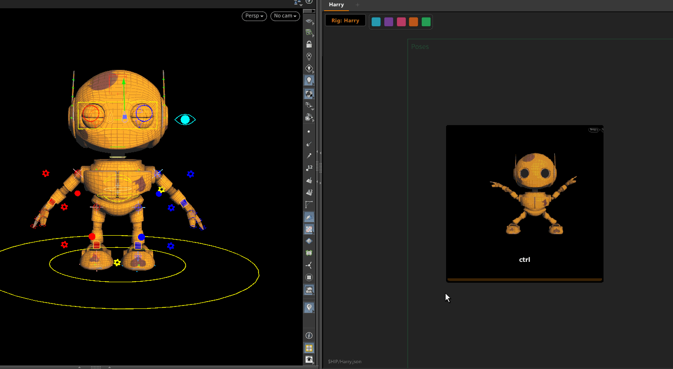 blend pose